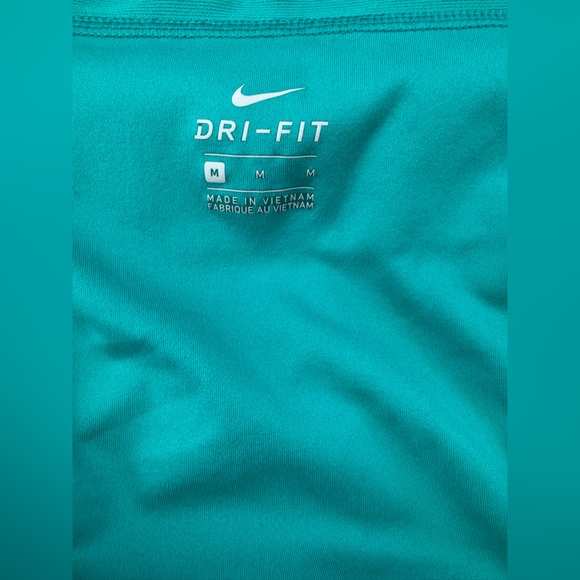 Nike Dri-Fit  Teal Women’s Running Athletic Shorts SZ M - Picture 7 of 8